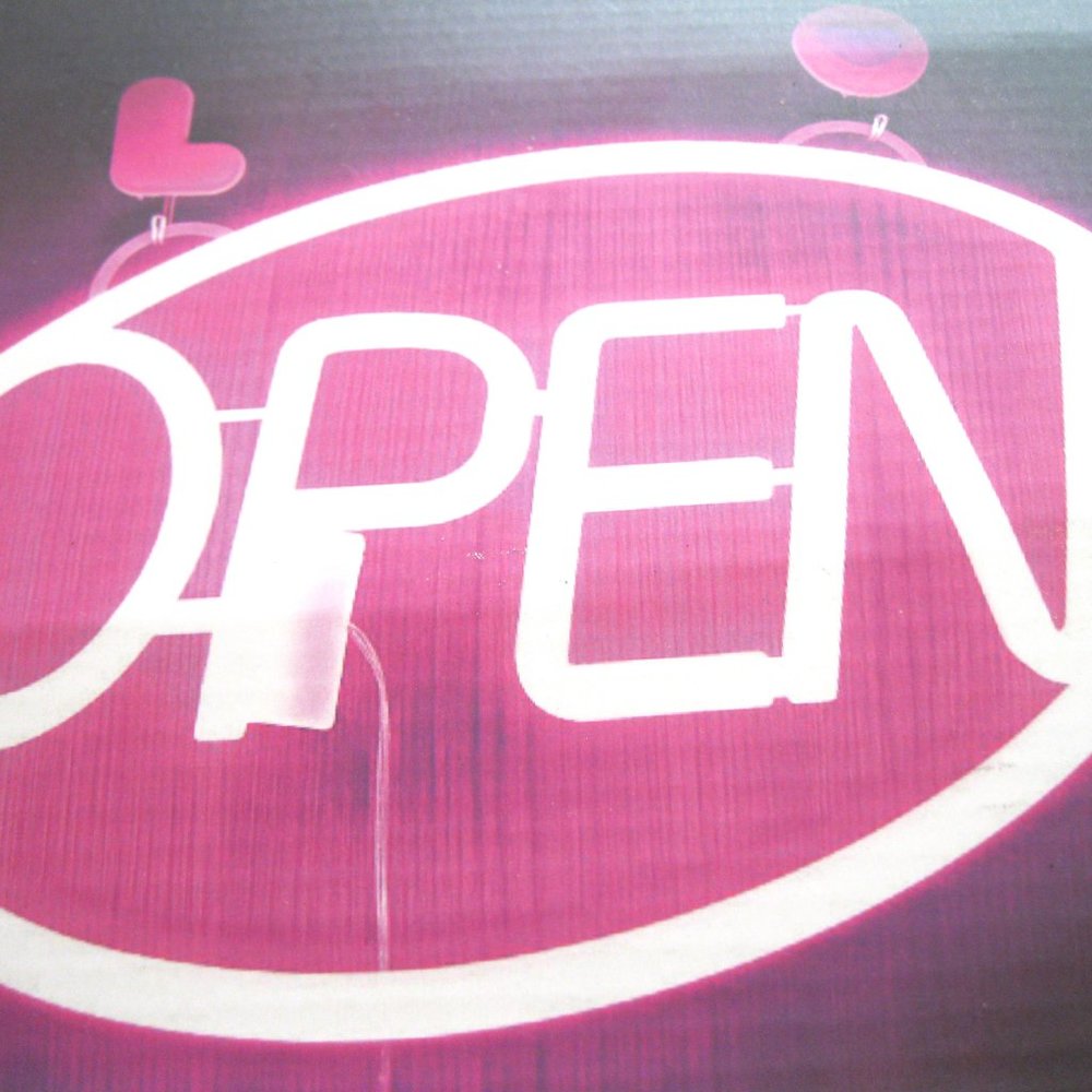 Decorative OPEN Neon Sign NIB